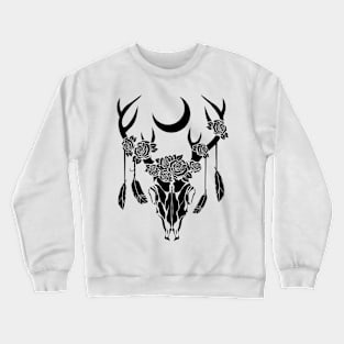 Deer Skull Crewneck Sweatshirt